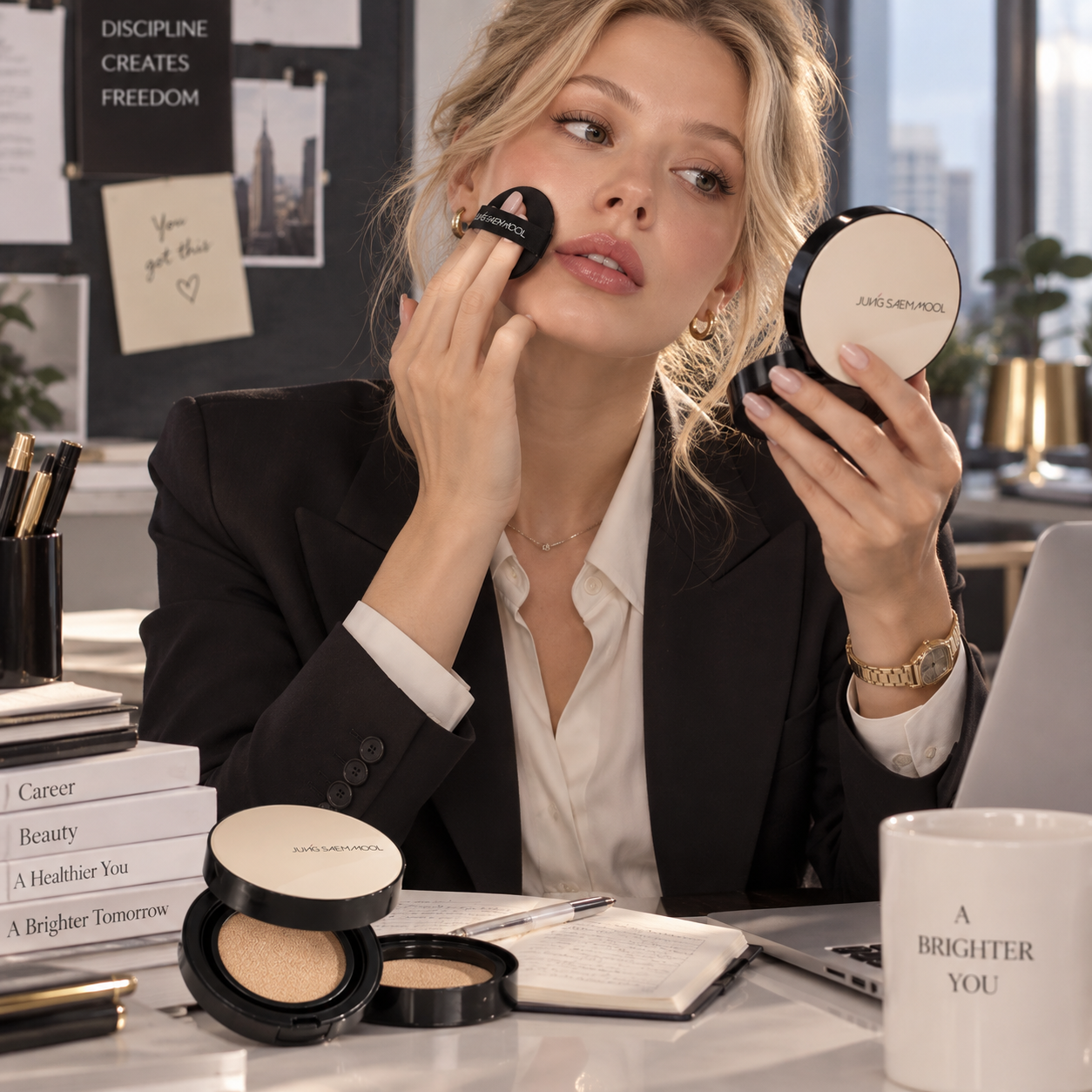 JUNG SAEM MOOL Essential Skin Nuder Cushion